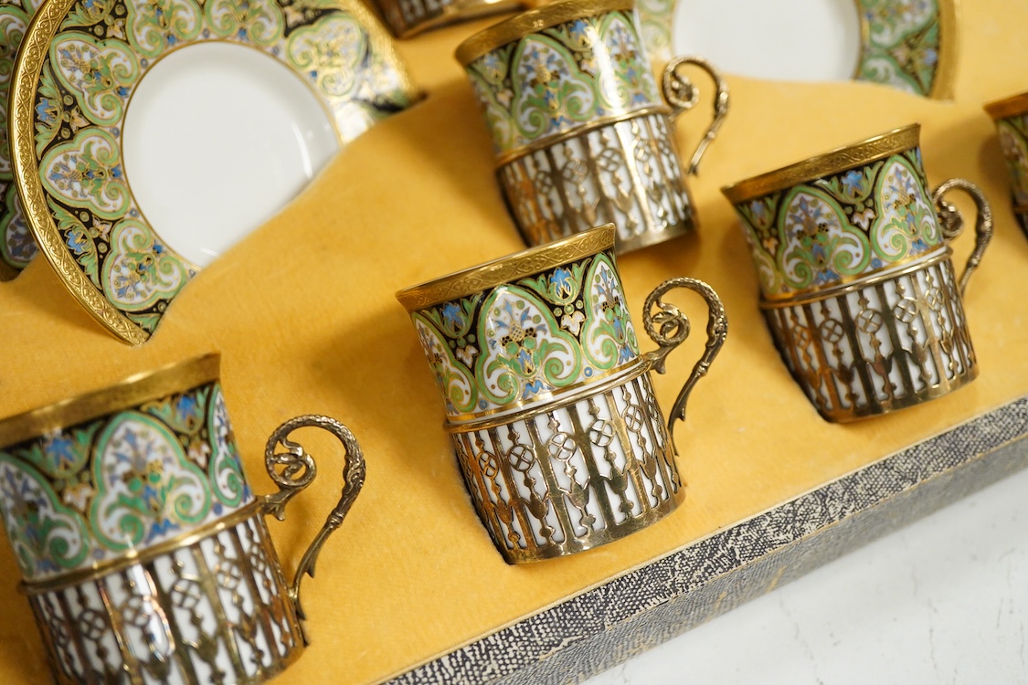 A Wedgwood silver mounted coffee set and a Royal Worcester powder blue vase - 24cm high.